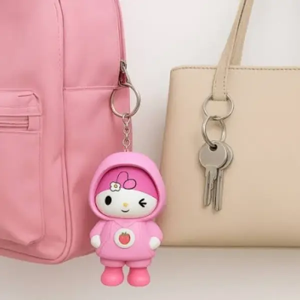 3D Cartoon Keychain with Face Changing Expressions